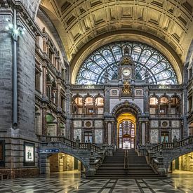 The Central Station in Antwerp by MS Fotografie | Marc van der Stelt