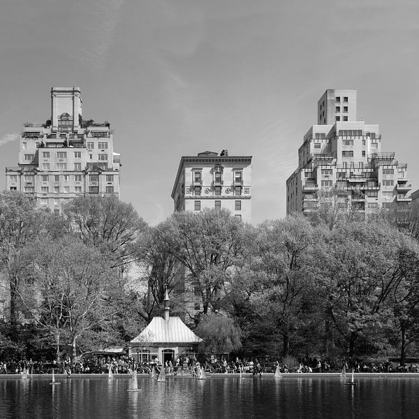 Conservatory Water in Central Park, New York van Ton van Buuren