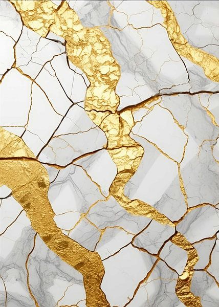 Abstract Gold Decor by Morgan