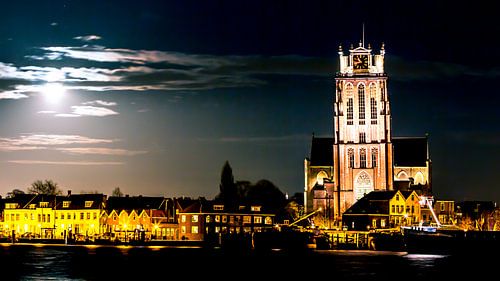 Grote Kerk Dordrecht bij nacht