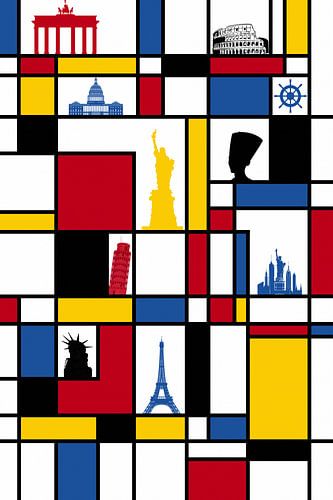 Piet Mondrian landmark