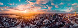 Hamburg Winter Panorama von thePhilograph