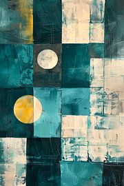 Harmonious geometry in soft tones by Poster Art Shop