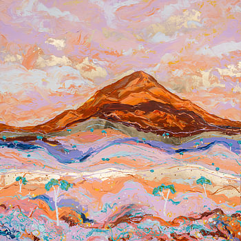 Leaving It All To You Pastel Desert Landscape