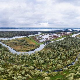 National Park De Biesbosch in 360° aus der Luft von Paul Oostveen