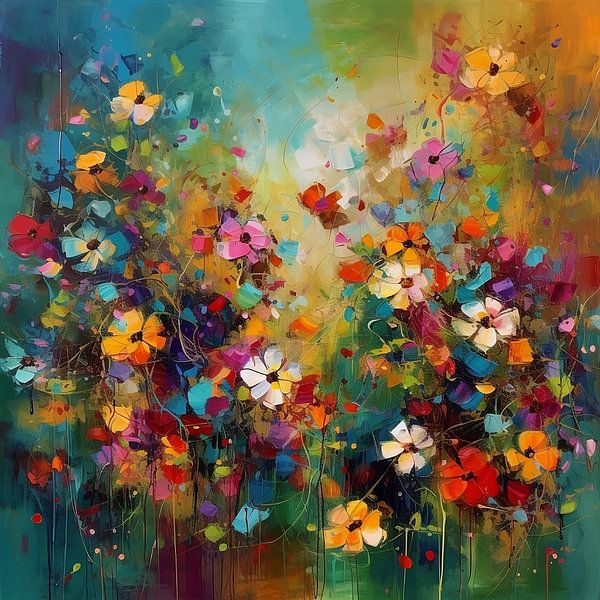 Dreamy Flower Waltz by TheArtfulGallery