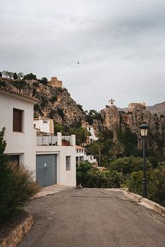 Uitzicht op bergen, Guadalest, Spanje