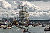 Sailing into Amsterdam