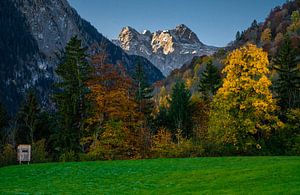 Herbst in den Bergen des Brandnertals, Vorarlberg von Ralf van de Veerdonk