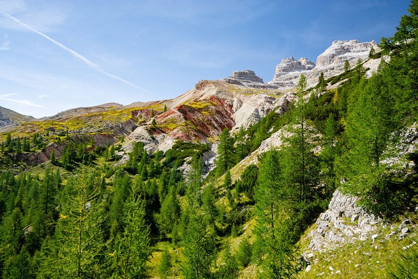 fascinating coloured earth in the Dolomites by Leo Schindzielorz