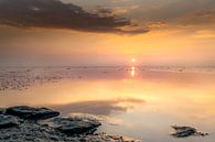 Wadden Sea with mirrored sunset by Fotografiecor .nl thumbnail