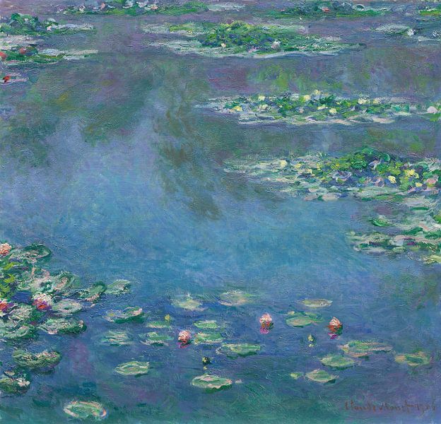 Water lilies, Claude Monet by Meesterlijcke Meesters