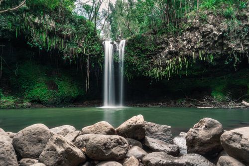 Waterfall Maui by road to aloha