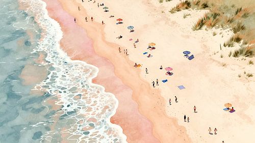 De zomer vanuit vogelperspectief