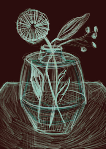 Still life sketch