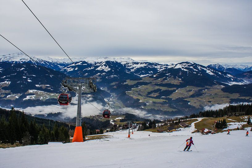 Oostenrijkse bergen in de winter van Remco de Zwijger