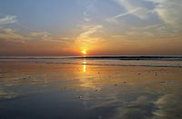 Zonsondergang in Katwijk aan Zee