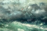 ...une lutte dans une mer agitée...