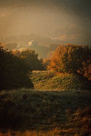 Small chapel at dawn 2, Italy, 2022 by Marcus Lieder Fotograf