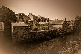 French village in nostalgia by Roland Kemp