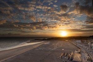 Schapenwolken bij zonsondergang Vlissingen van SchumacherFotografie