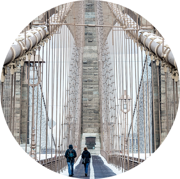 Brooklyn Bridge Walk New York van Inge van den Brande