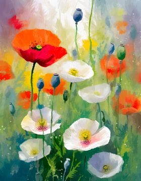 Pivoines sur Fine Art Studios