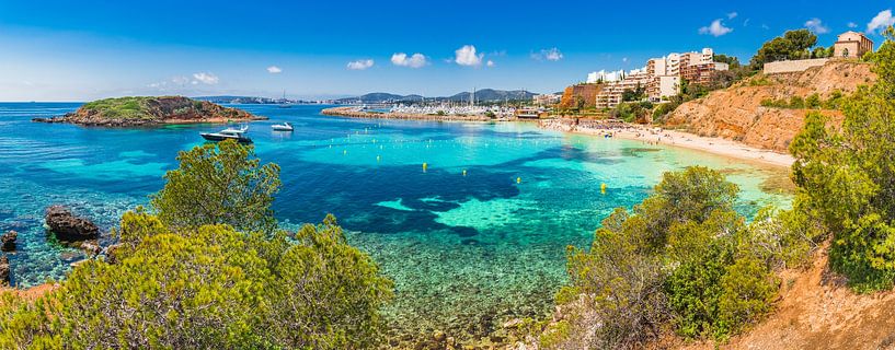 Puerto Portals Nous strand, eiland Mallorca, Spanje van Alex Winter