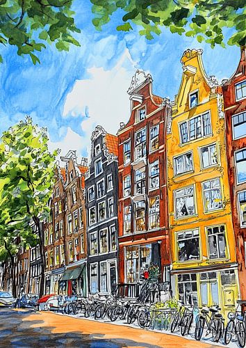 Amsterdam illustration