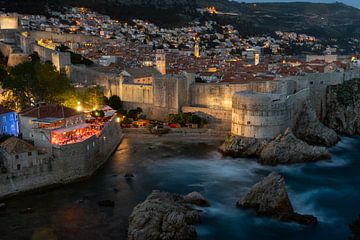 Dubrovnik at night by Daan Kloeg