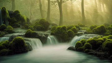 Fantasy forest van Bert Nijholt