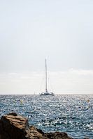 Spanisches Segelboot Lloret de mar