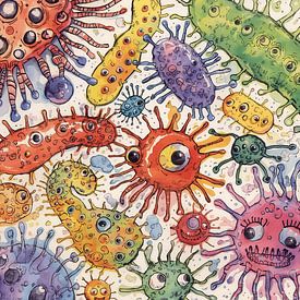 Micro-organismen van Kay Weber