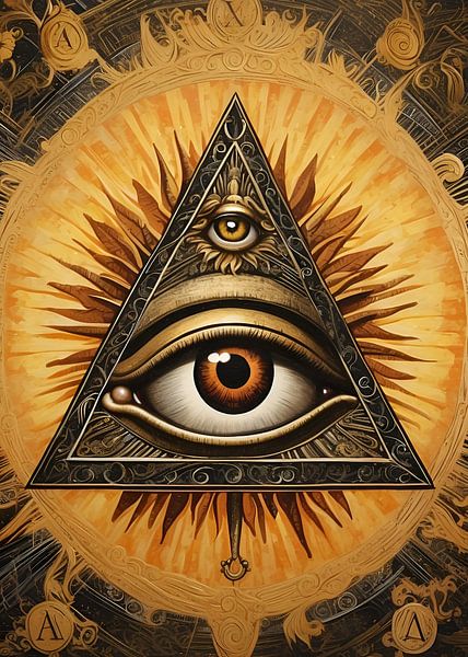 triangle in eye by Muhammad Yunus