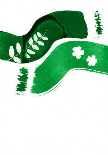 Minimalistische Groene Golven