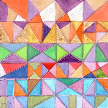 Fresh and Warm Triangle Pattern 