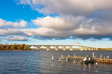 The Dronning Alexandrines Bro bridge between Zealand and Mön by Rico Ködder