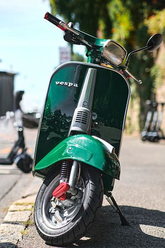 Portrait de rue de la Vespa