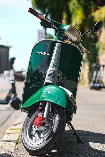 Portrait de rue de la Vespa par Anton Hammenecker