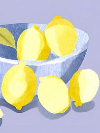 Fresh Yellow Lemons by Ohkimiko