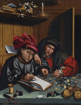 Marinus van Reymerswaele, Die Geldwechsler - um 1548