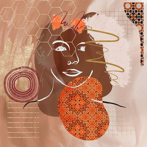 Een Marokkaanse droom in mixed media van Arjen Roos