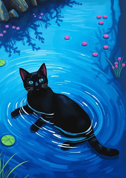 Zwarte Kattenvijver van MIROKKU