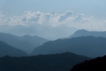 Blauwe lucht in de Himalaya | Nepal