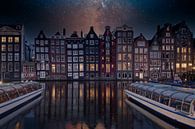 grachtenpanden aan het Damrak in Amsterdam, de hoofdstad van Ned van gaps photography thumbnail