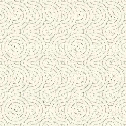 Motif moderne d'influence japonaise sur Art minimaliste abstrait