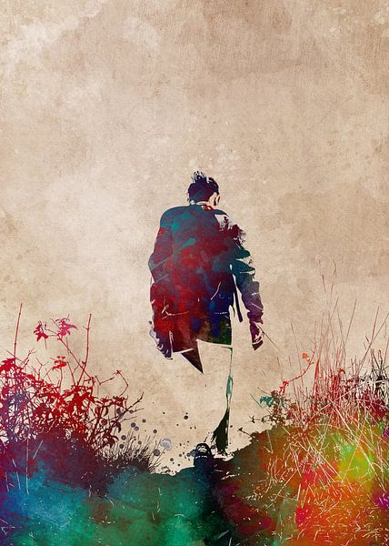 mountain hike sport art by JBJart Justyna Jaszke