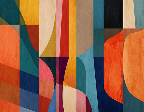 Formes de couleurs modernes du Bauhaus