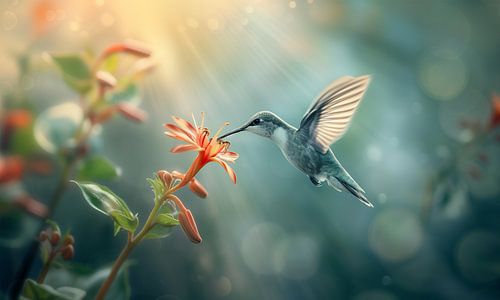 Danse du nectar du colibri