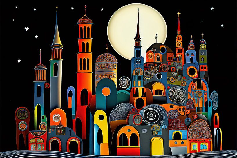 Surreal city 3 by Bert Nijholt